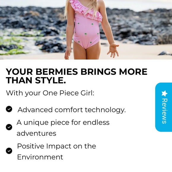 Pink One-Shoulder Kids Swim One Piece - Picture 3 of 10